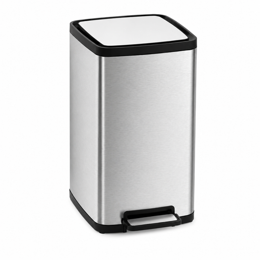 Lixeira em Aço Inox Tramontina Octos 15L com Pedal
