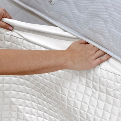 Saia para Cama Box Solteiro King Matelada – Acabamento Elegante, Fácil de Instalar e Lavável