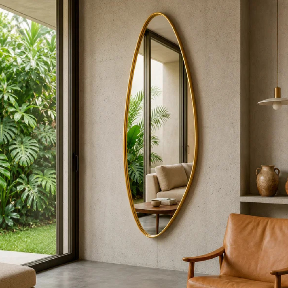 Espelho Moderno Majestic para Sala, Quarto e Hall