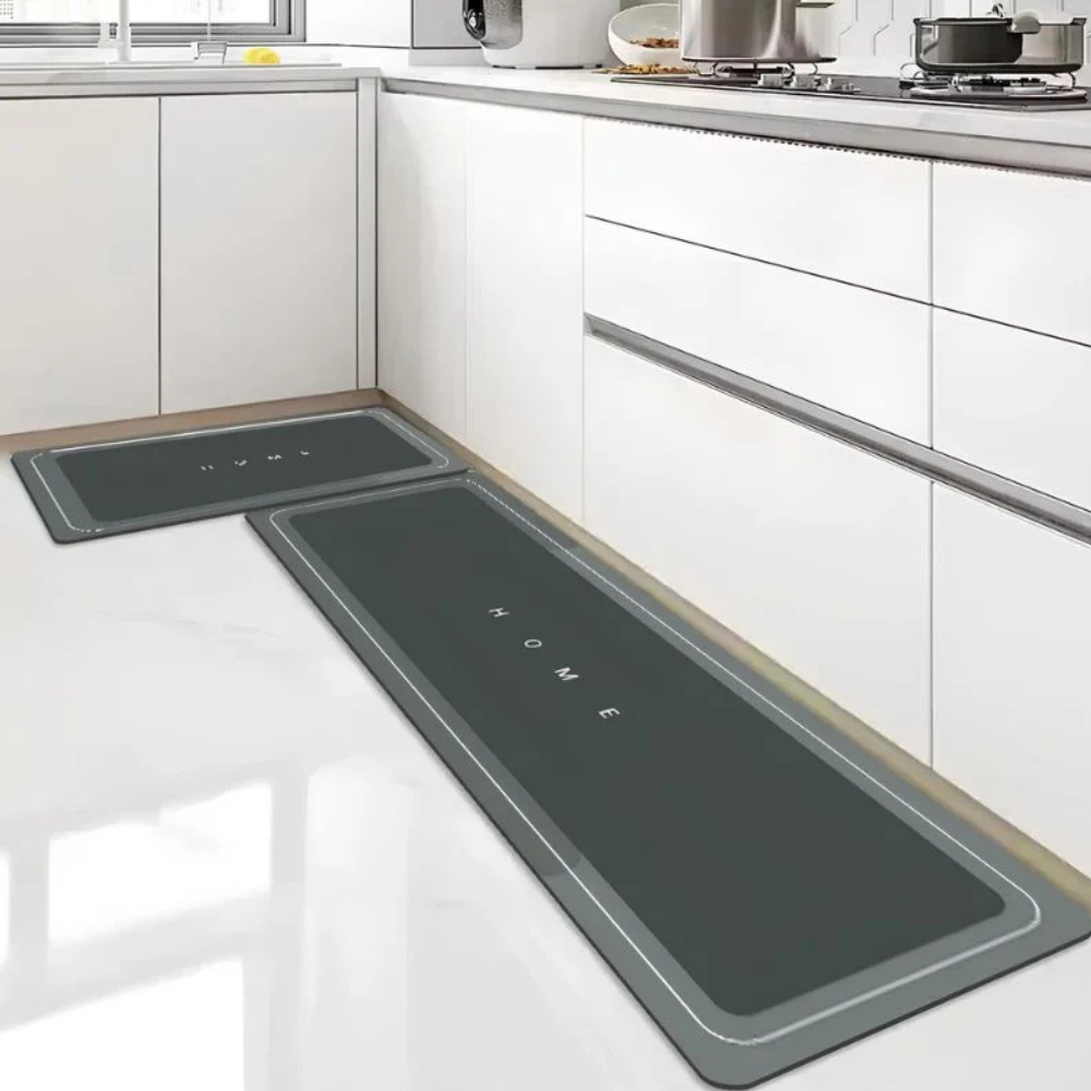 Tapete para Cozinha Antiderrapante Absorvente Premium