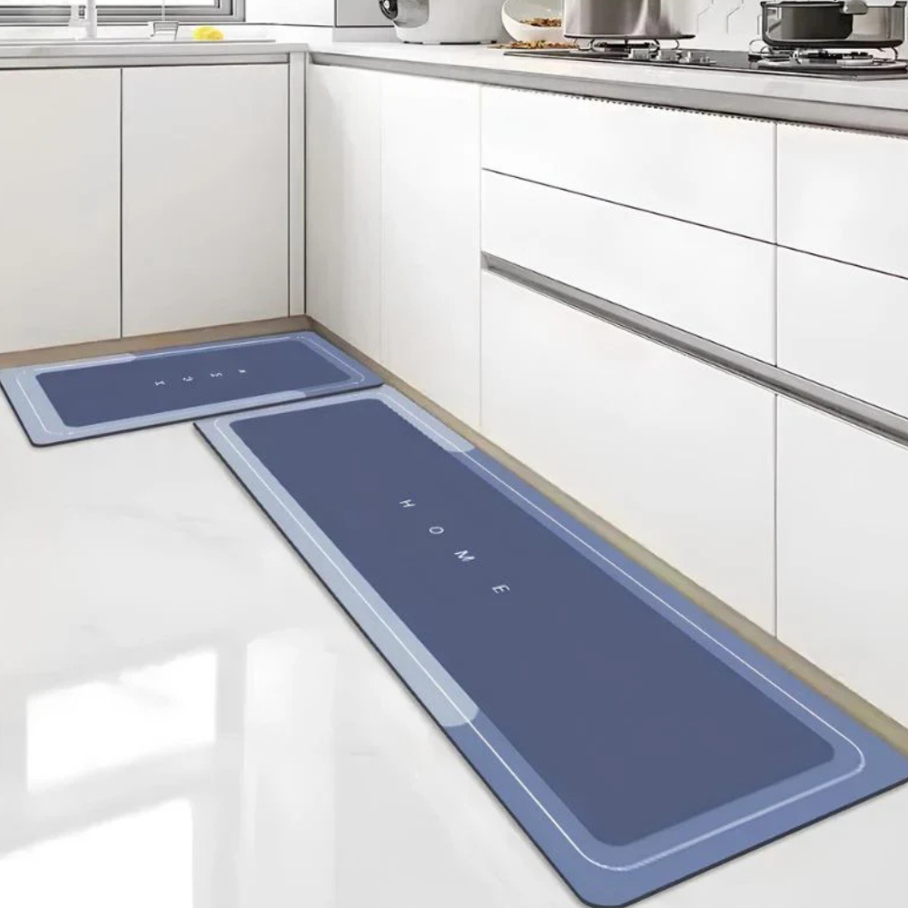 Tapete para Cozinha Antiderrapante Absorvente Premium