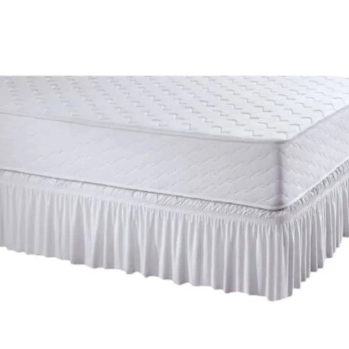 Saia para Cama Box King 200 Fios 100% Algodão com 2 Elásticos – Macia, Resistente e Elegante