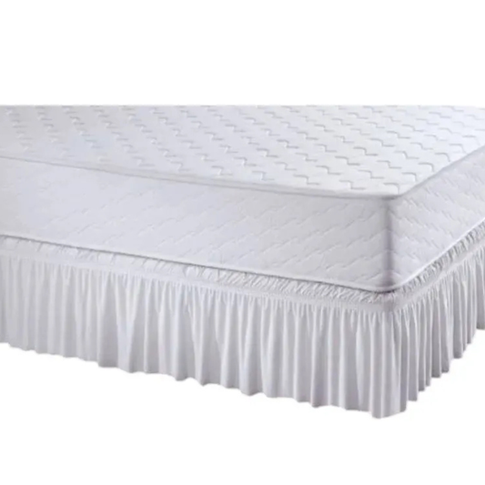 Saia para Cama Box King 200 Fios 100% Algodão com 2 Elásticos – Macia, Resistente e Elegante
