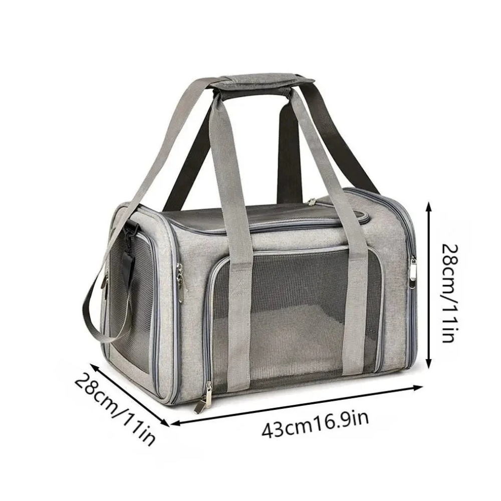 Bolsa de Transporte para Pets Pequenos – Bolsa para Cães e Gatos com Ventilação, Conforto e Segurança