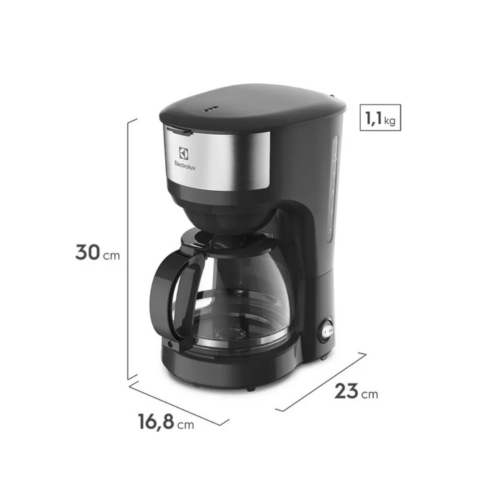 Cafeteira Elétrica 30 Xícaras com Função Manter Aquecido – Jarra Inox e Design Moderno