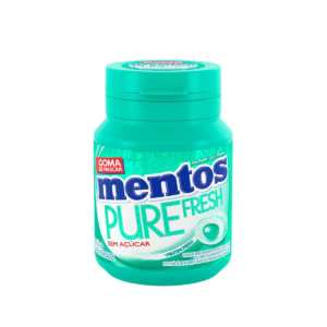 Mentos Pure Fresh Chiclete Sem Açúcar Sabor Wintergreen com 28 unidades