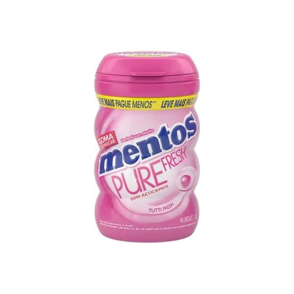 Goma de Mascar Mentos Pure Fresh Tutti Fresh 46 unidades