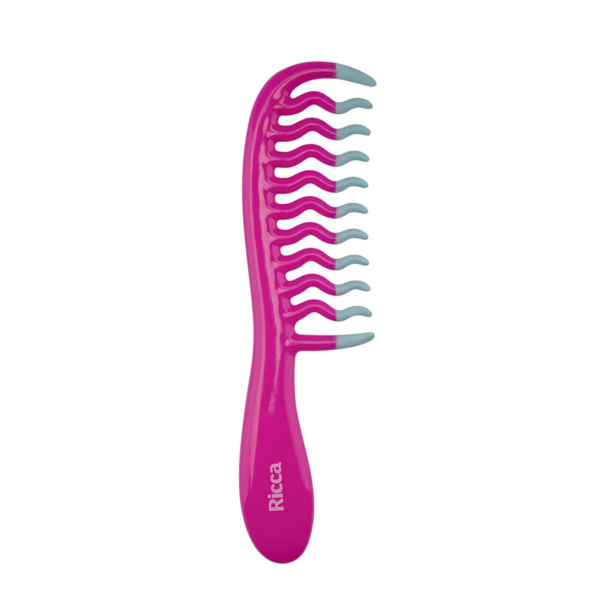 Pente Ricca Cachos & Ondas Pink