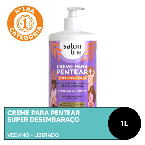 Creme para Pentear Salon Line Super Desembaraço 1L