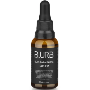 Óleo para Barba Harlem Amadeirado Toque Seco 30ml Barba Urbana B.urb