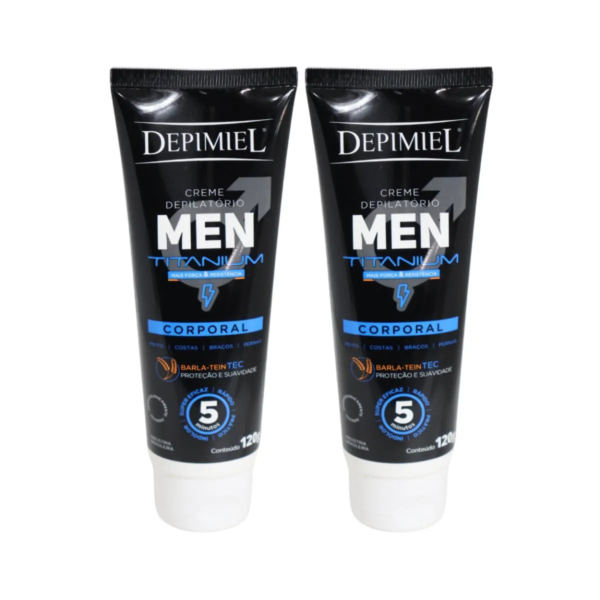 Kit 2 Creme Depilatório Men Corporal Masculino Depimiel