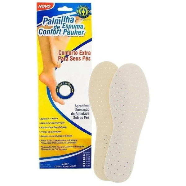 PALMILHA DE ESPUMA CONFORTPAUHER BRANCA AC060 ORTHOPAUHER 3536