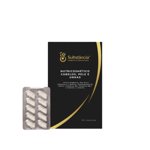 Nutricosmético Cabelos Pele e Unhas 60 Cápsulas