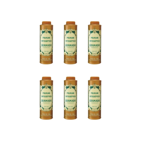 Talco Pes Granado 100g Tradicional - Kit C / 6un