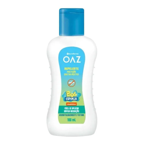 Repelente Infantil Oaz Bob Esponja 4h Proteção Eurofarma 100ml