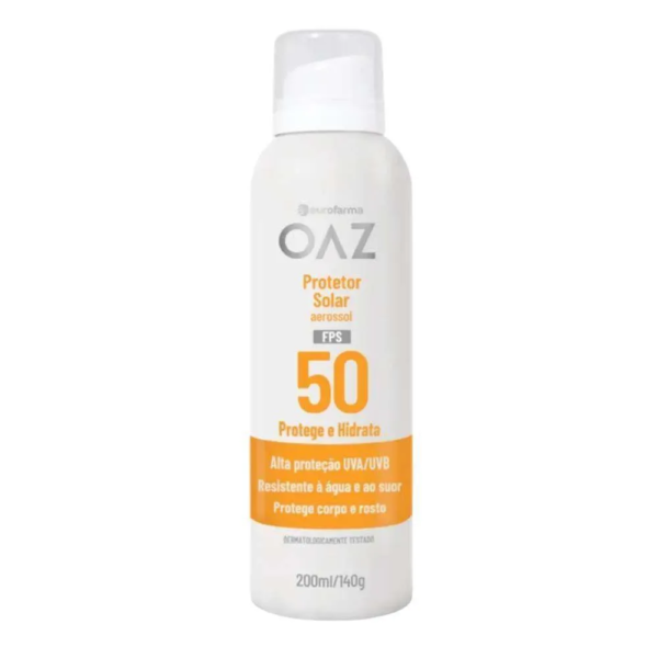 Protetor Solar Aerosol Oaz Fps 50 Eurofarma 200Ml