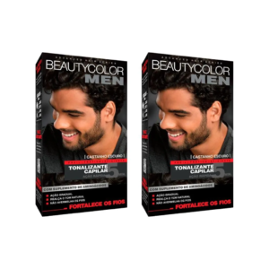 Coloraçao Beauty Color Men Castanho Escuro - Kit C / 2un