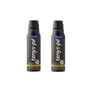 Talco Pes Tenys Pe Baruel Aerossol 150ml Seco Sport - Kit 2un