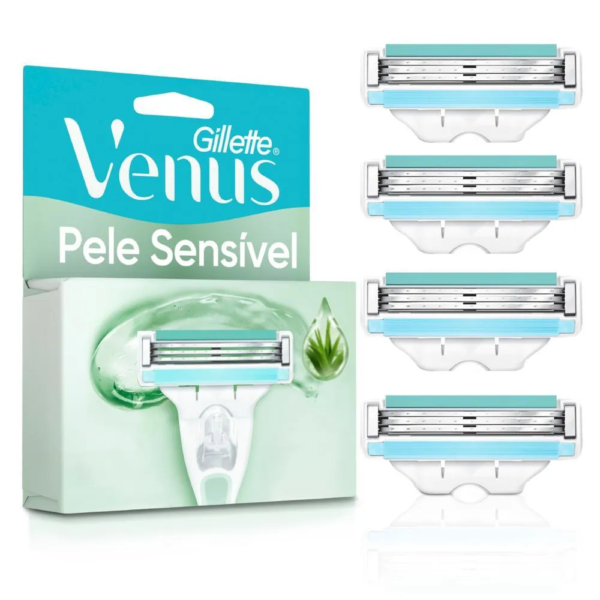 Carga Aparelho Gillette Venus Pele Sensível 4