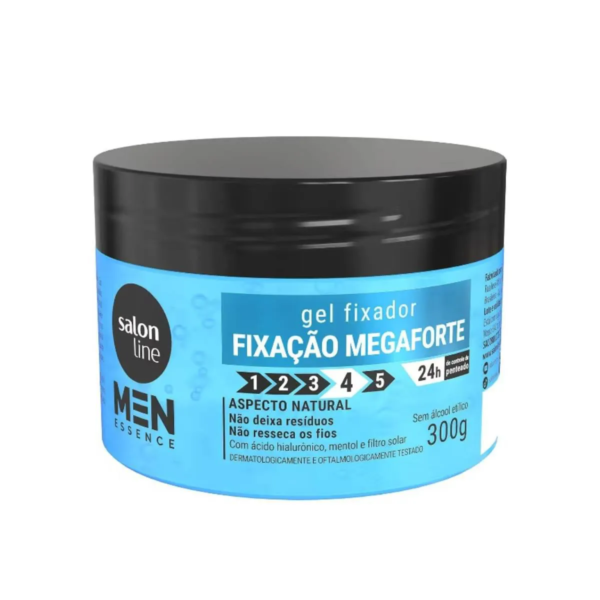 Gel Condicionador Salon Line Men Essence Fixação Mega Forte 300g