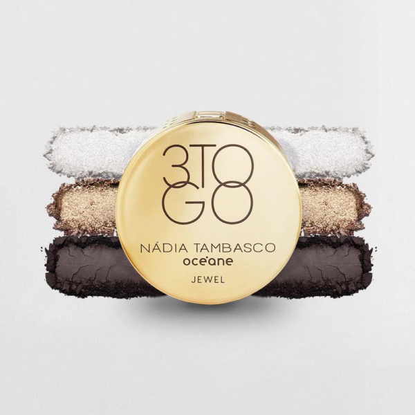 Trio de Sombras Nádia Tambasco By Océane - 3 To Go Palette Jewel 7,8g