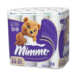 Papel Higiênico Mimmo Folha Dupla 30m Leve 24 Pague 21