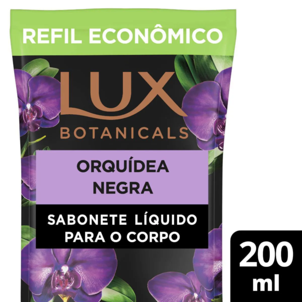 Sabonete Líquido Lux Botanicals Orquídea Negra Refil com 200ml