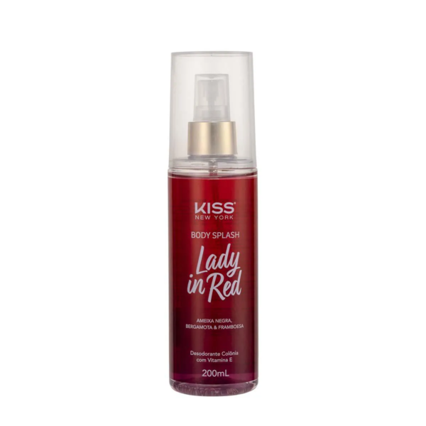 Body Splash Kiss New York Lady In Red 200ml