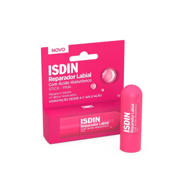 Reparador Labial Isdin Stick 4g - Pink