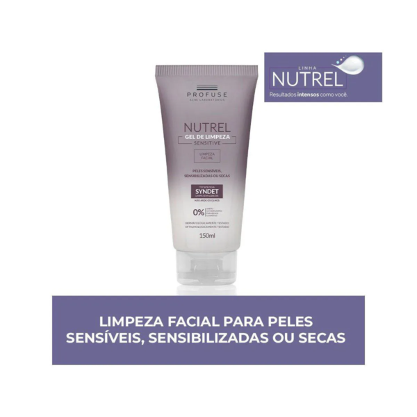 Gel de Limpeza Facial Nutrel Sensitive com 150ml
