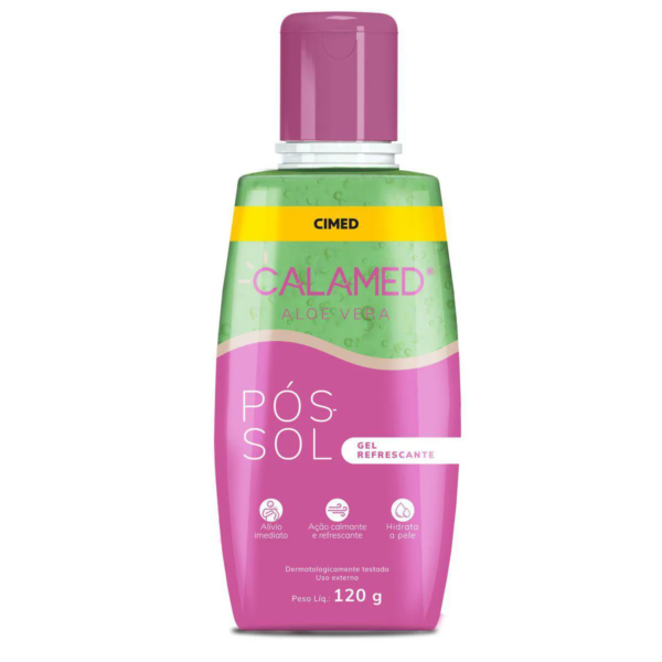 Pós-Sol Calamed Aloe Vera Gel Refrescante com 120g