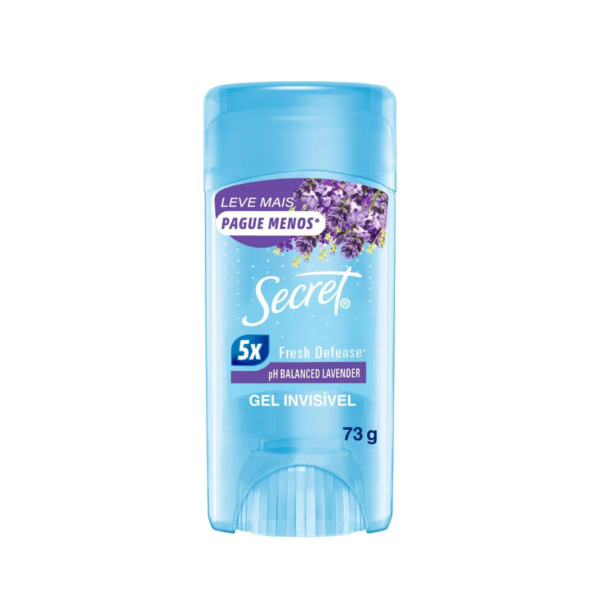 Desodorante Antitranspirante Stick Gel Secret pH Balanced Lavanda Feminino 48h 73g