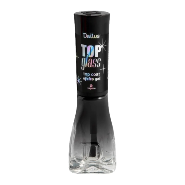 Esmalte Top Coat Dailus Efeito Gel 8ml - Top Glass