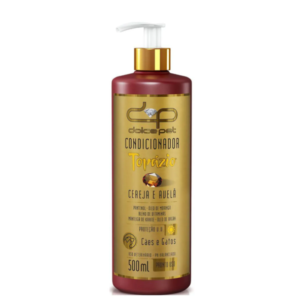 Condicionador Topázio Cereja e Avelã Dolce Pet para Cães e Gatos - 500Ml