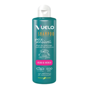 Shampoo Vuelo Pele Sensível Cheiro de Infância para Cães e Gatos 500Ml