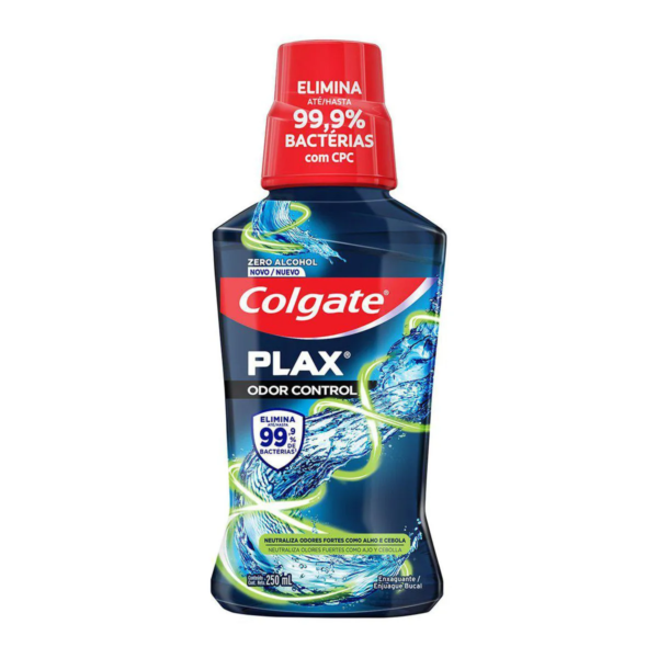 Enxaguante Bucal Sem Álcool Colgate Plax Odor Control 250ml