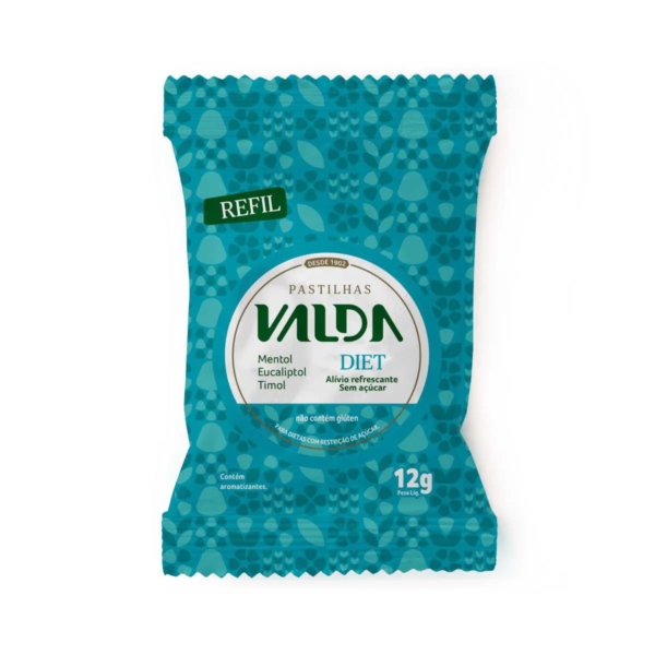 Pastilhas Valda Diet 12 unidades