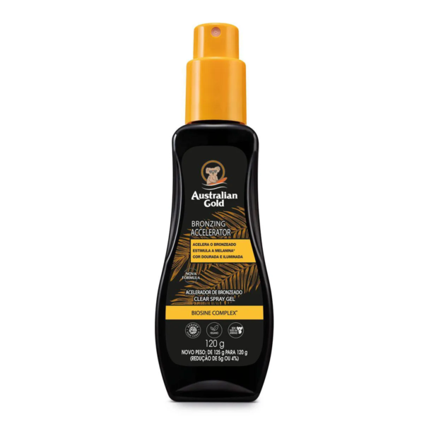 Acelerador de Bronzeado Australian Gold Clear Spray Gel 120g