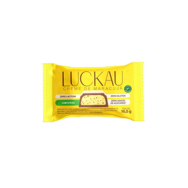 Barra Luckau Crunch ao Leite Maracujá 16,5g