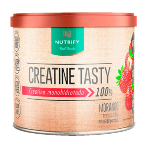 Creatina em Pó Creatine Tasty Nutrify Morango 210g