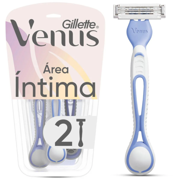 Aparelho de Depilar Descartável Gillette Venus Íntima 2 Unidades
