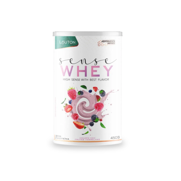 Sense Whey Lauton Performance Séries Iogurte com Frutas Vermelhas 450g