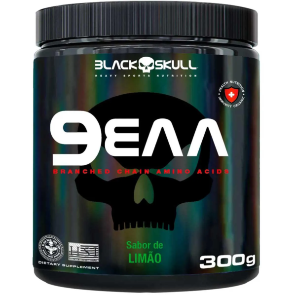 Eaa Suplemento Eaa 9 Aminoácidos 300g Limão Black Skull
