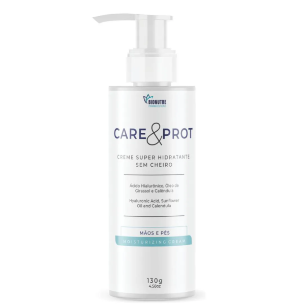 Creme Super Hidratante Pés e Mãos Sem Cheiro 130g Care&prot Bionutre Pharmaceuticals – Quimioterapia