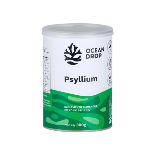 Psyllium Aminoácido em Pó Fonte de Fibras Natural Ocean Drop