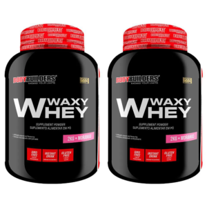 Kit Whey Protein BodyBuilders Waxy Whey Baunilha 2kg 2 unidades