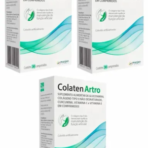 3 Caixas Colaten Artro – Suplemento Para Articulações – 30 Comprimidos