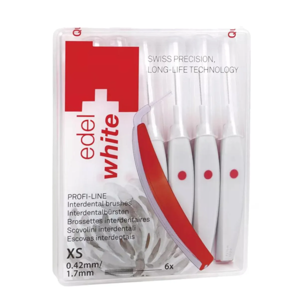 Escova Interdental Edel White Easyflex EW-ID7 XS 0,42mm 6 unidades