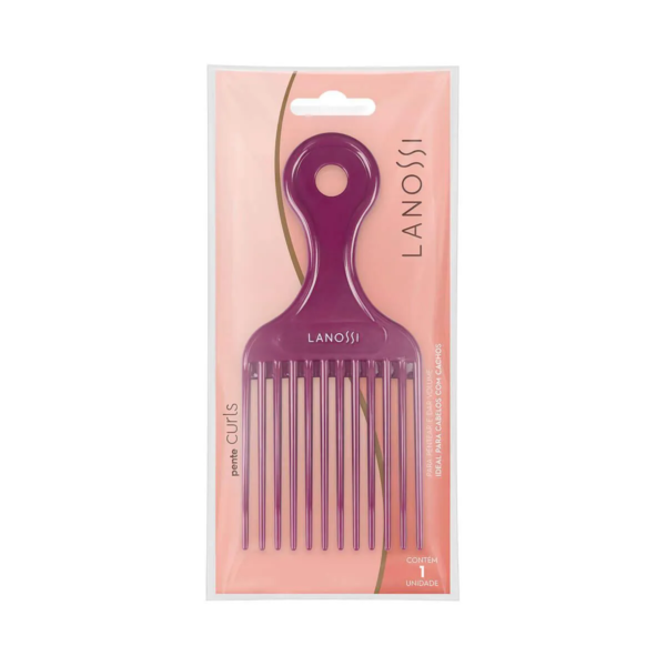 Pente de Cabelo Lanossi Garfo - 1 unidade