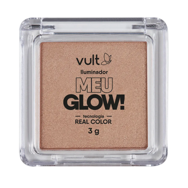 Iluminador Facial Compacto Vult Meu Glow 3g - Bronze